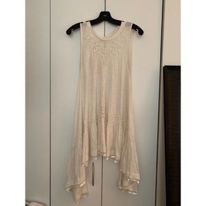 FREE PEOPLE Open Back Cream Tank